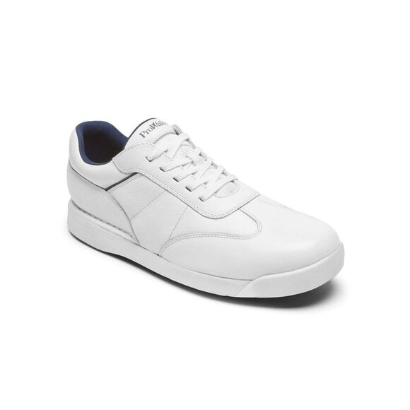 NWT ROCKPORT Mens White 7200 Plus Prowalker Round Toe Wedge Leather Sneakers 11